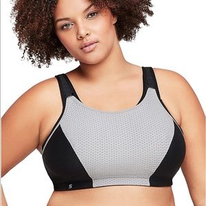 Glamorise | Double-Layer Custom-Control Mesh Sports Bra 46C